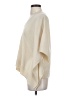 Michael Kors 100% Cashmere Ivory Tan Poncho Size S - photo 5