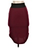 Unbranded Solid Burgundy Formal Skirt Size S - photo 1