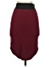 Unbranded Solid Burgundy Formal Skirt Size S - photo 2