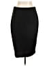 Courtenay Solid Black Casual Skirt Size L - photo 1