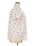 Torrid Print White Short Sleeve Blouse Size 2X Plus (2) - photo 4