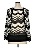 Ashley Stewart 100% Acrylic Chevron-herringbone Black Pullover Sweater Size 14 - 16 Plus - photo 2