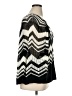 Ashley Stewart 100% Acrylic Chevron-herringbone Black Pullover Sweater Size 14 - 16 Plus - photo 4