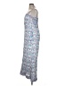 Saylor 100% Cotton Paisley Blue Cocktail Dress Size XL - photo 5