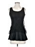 Aniva 100% Nylon Black Sleeveless Blouse Size S - photo 1