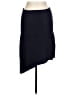 MNG Solid Blue Casual Skirt Size L - photo 2