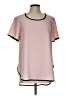 Spense Pink Short Sleeve Top Size L - photo 1