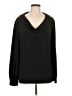 St. John Black Long Sleeve Blouse Size 10 - photo 1