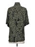 Zara Animal Print Green Short Sleeve Blouse Size XS - photo 2