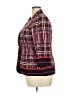 Preston & York Plaid Burgundy Blazer Size 18 - photo 5