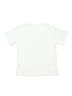 Laughing Giraffe 100% Polyester Solid White Ivory Short Sleeve T-Shirt Size 4T - photo 2