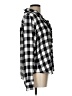 Gap Checkered-gingham Black Long Sleeve Blouse Size L - photo 4