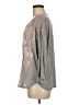 Tiny 100% Rayon Gray 3/4 Sleeve T-Shirt Size M - photo 5
