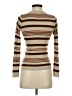 Nice Things Paloma S. Stripes Brown Turtleneck Sweater Size XS - photo 2