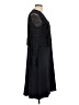 Escada Solid Blue Black Cocktail Dress Size EU 42 / US 12 - photo 4