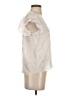 LoveShackFancy 100% Silk Ivory Short Sleeve Silk Top Size S - photo 4