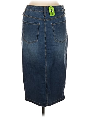 All Worthy Hunter McGrady Denim Skirt (view 2)