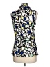 Nine West Silver Sleeveless Blouse Size L - photo 2