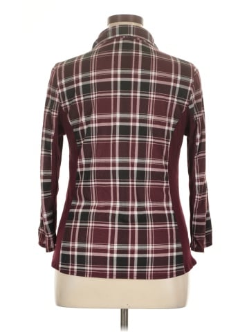 G Collection 3/4 Sleeve Button-Down Shirt (view 2)