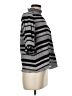 Hunter Bell Stripes Gray 3/4 Sleeve Blouse Size M - photo 4