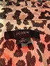 J.Crew 100% Cotton Animal Print Tan Long Sleeve Blouse Size M - photo 7