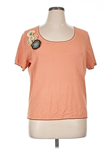 AK Anne Klein Short Sleeve Top (view 1)