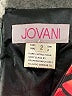 Jovani 100% Polyester Floral Black Burgundy Cocktail Dress Size 2 - photo 3