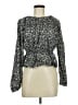Universal Thread 100% Cotton Gray Long Sleeve Blouse Size M - photo 1