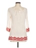 Old Navy 100% Cotton Ivory 3/4 Sleeve Blouse Size M - photo 1