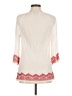 Old Navy 100% Cotton Ivory 3/4 Sleeve Blouse Size M - photo 2
