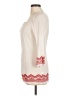 Old Navy 100% Cotton Ivory 3/4 Sleeve Blouse Size M - photo 5