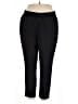 Studio by Torrid 100% Polyester Solid Black Casual Pants Size 2X Plus (2) - photo 1