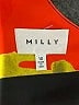 Milly Graphic Orange Cocktail Dress Size 10 - photo 6