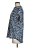 Cynthia Steffe 100% Polyester Print Blue Short Sleeve Henley Size M - photo 5