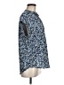 Cynthia Steffe 100% Polyester Print Blue Short Sleeve Henley Size M - photo 4