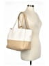 Sondra Roberts Color Block Ivory Tan Tote One size - photo 2