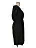 Max Studio Solid Black Casual Dress Size S - photo 4