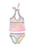 Assorted Brands Tie-dye Pink Purple Two Piece Swimsuit Size 8 - photo 1