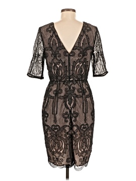 open lace back dress Short backless ivory dress with plunging neckline  Summer elegance   Misciano