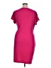 Merokeety Solid Pink Casual Dress Size XL - photo 2