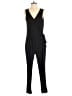 Lemon Tart Solid Black Jumpsuit Size M - photo 1
