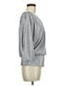 MSK 100% Polyester Silver 3/4 Sleeve Blouse Size M - photo 4