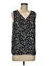 Nine West 100% Polyester Black Sleeveless Blouse Size M - photo 1