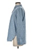 Ann Taylor LOFT 100% Lyocell Stars Blue Long Sleeve Button-Down Shirt Size XS - photo 5
