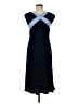 Amanda Smith 100% Polyester Color Block Blue Cocktail Dress Size 8 - photo 2