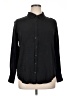 Universal Standard Black Long Sleeve Button-Down Shirt Size 16 (S) - photo 1