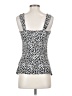 White House Black Market Silver Sleeveless Top Size S - photo 2