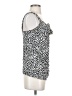 White House Black Market Silver Sleeveless Top Size S - photo 4