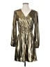 MICHAEL Michael Kors Metallic Gold Cocktail Dress Size S - photo 1