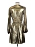 MICHAEL Michael Kors Metallic Gold Cocktail Dress Size S - photo 2